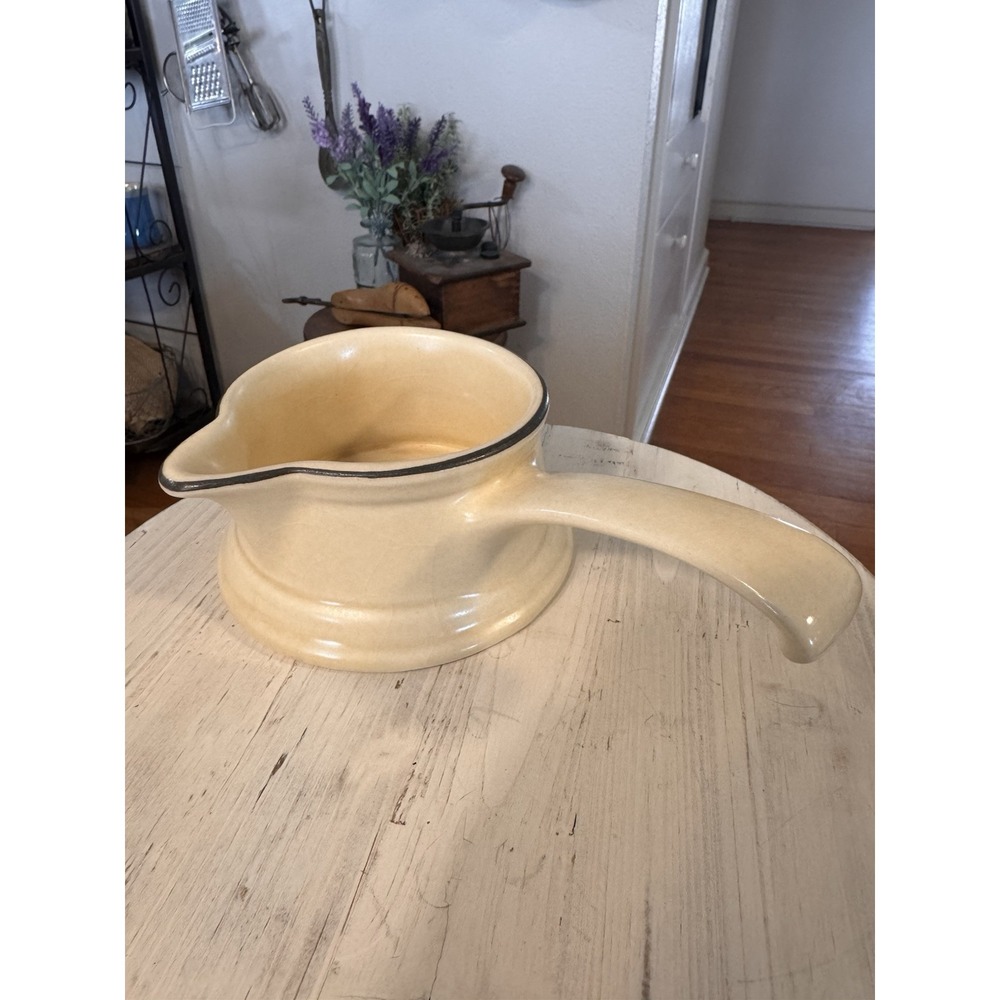 VintagePfaltzgraff Village USA Gravy Boat Pour Spout Handle Bowl #6-434 16oz MCM